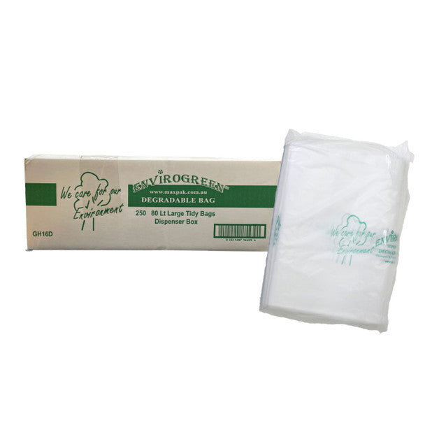 80L ENVIROGREEN BIN LINERS Cleaning Products Melbourne