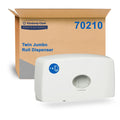 Kimberly-Clark Aquarius Twin Jumbo Roll Dispenser.