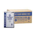 73L BLACK GARBAGE BAGS - 250/CTN