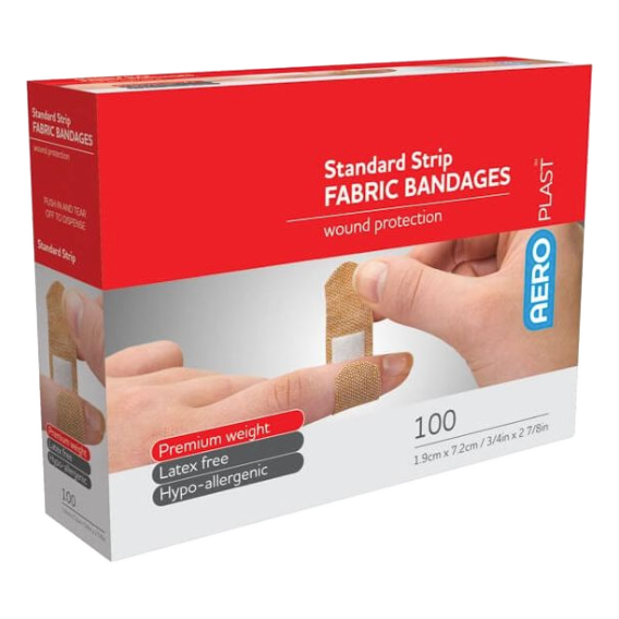 AeroPlast Fabric Adhesive Bandage 100 Pack