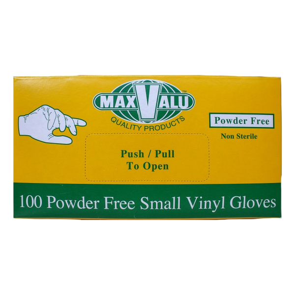 Max Pak Powder Free Vinyl Gloves
