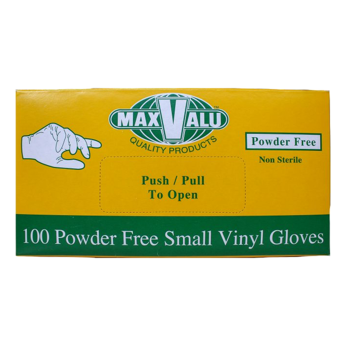 Max Pak Powder Free Vinyl Gloves