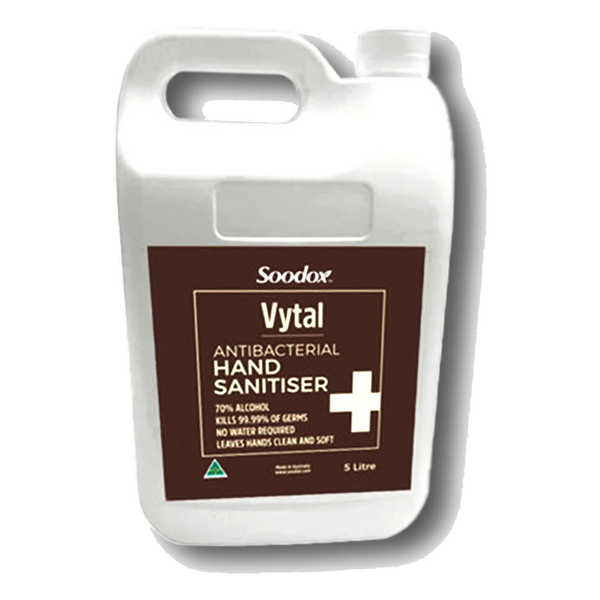 Soodox Vytal Hand Sanitiser Gel 5 Litres