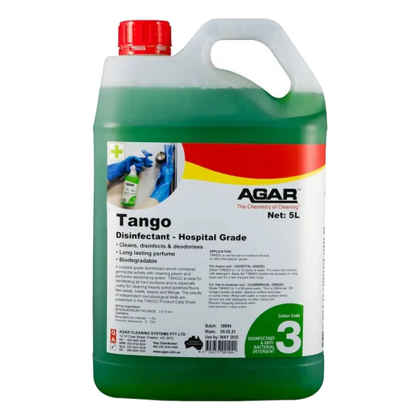 AGAR Tango Hospital Grade Disinfectant – 5L