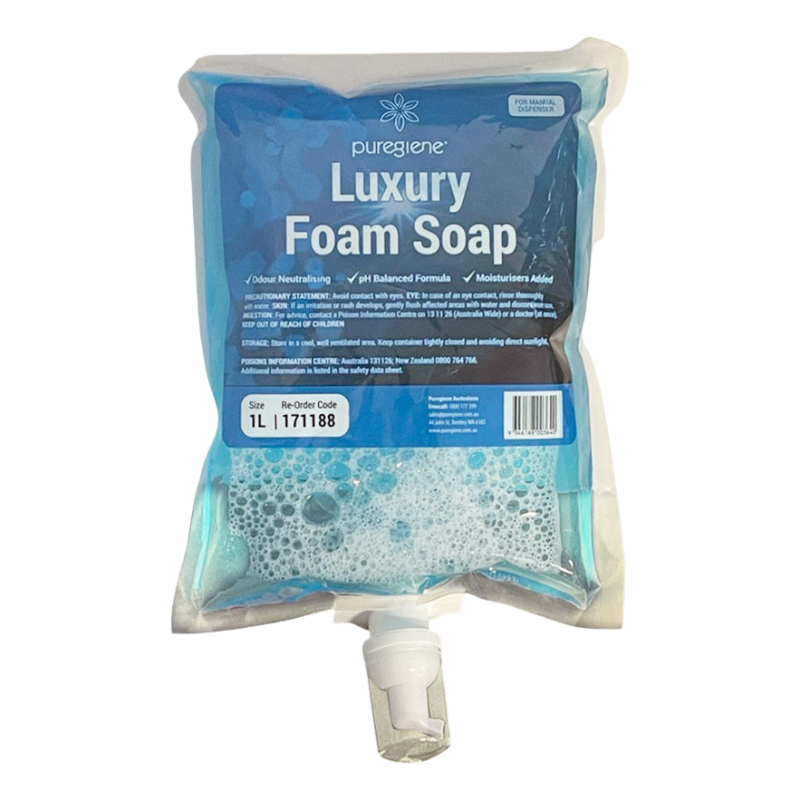 PUREGIENE® Luxury Foam Soap – 1L (For Auto Dispenser) – Carton