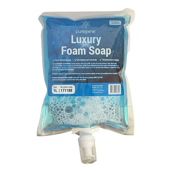 PUREGIENE® Luxury Foam Soap – 1L (For Auto Dispenser) – Carton