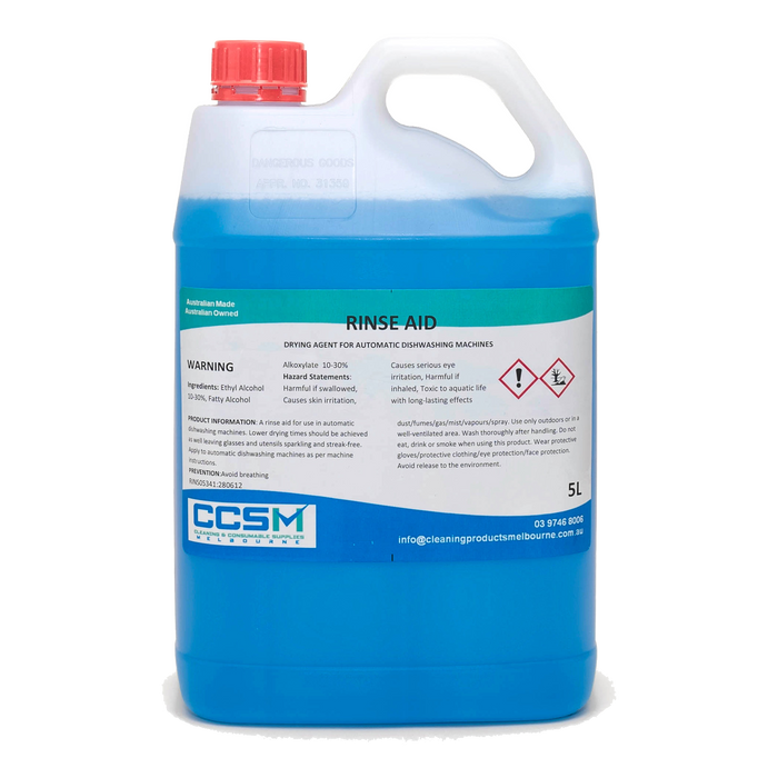 CCSM RINSE AID - 5 LITRES