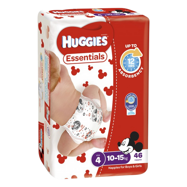 HUGGIES ESSENTIALS TODDLER 184'S