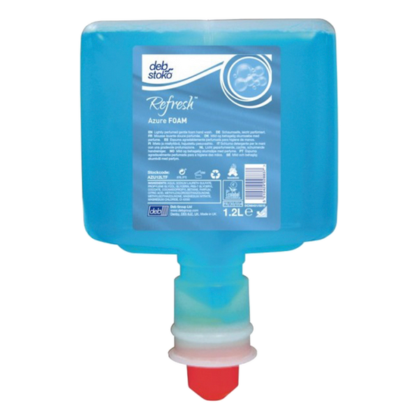 DEB REFRESH AZURE FOAM WASH 1LT CARTRIDGE
